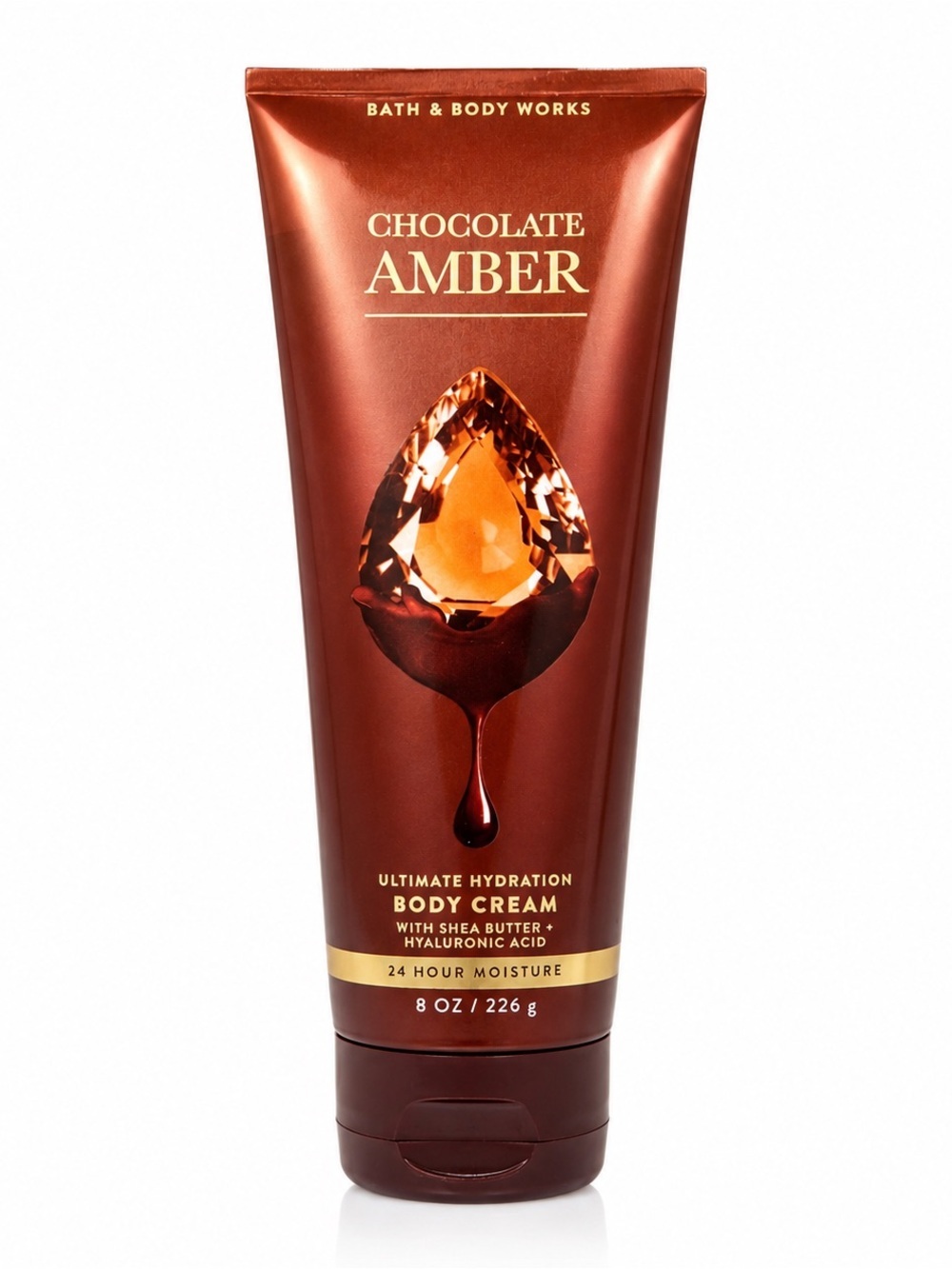 Bath & Body Works Chocolate Amber Ultimate Body Cream Shea Butter Hyaluronic